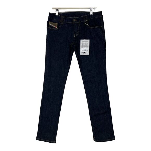 New Diesel GRUPEE Women Denim Blue Jeans Wash Stretch Super Skinny Leg US 32 /30 - Picture 2 of 14